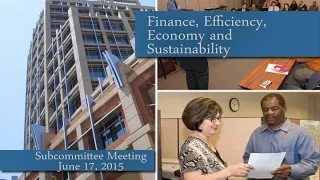 Phoenix City Council Finance, Efficiency, Economy and Sustainability Subcommittee - June 17 2015