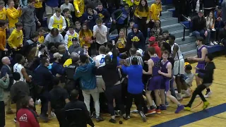 Emoni Bates gets into wild fracas in state playoff game