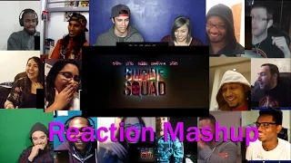 Suicide Squad  -  Official Trailer 1 REACTION MASHUP