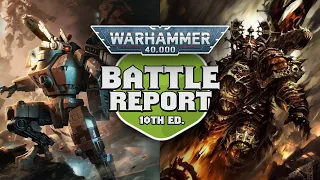 Alpha Legion vs Tau Warhammer 40k 10th Edition Battle Report Ep 16