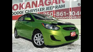 2013 Hyundai Accent | GLS | FWD | Hatchback | Okanagan Dodge |