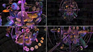 Animusic HD - Gyro Drums (Quad View)