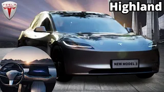 NEW 2024 tesla model 3 Update - Highland, Interior and Exterior Details