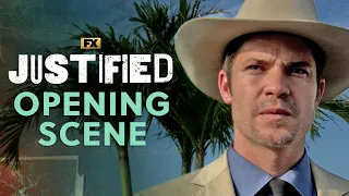 Raylan Takes Down a Mobster  - Scene | Justified | FX
