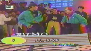 Estudio 92. RCTV. Jesús Orta y Juan Carlos Suarez (JJ Rap). Caracas 1992