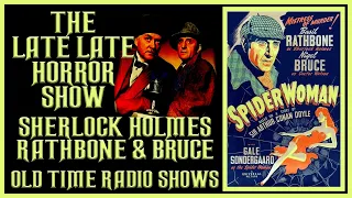 Sherlock Holmes Detective Rathbone Bruce Old Time Radio Shows All Night Long