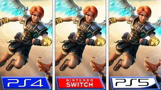 Immortals: Fenyx Rising | Switch - PS5 - PS4 | Graphics & FPS Comparison