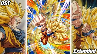 STR Dokkan Fest Super Saiyan 3 Goku Dragon Fist Finish Skill Extended OST | DBZ Dokkan Battle