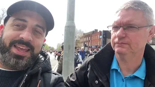 🗣️“I’m torn I’m in the middle” says Nick observing the @LEVY OUT protest | Spurs v Cherries #COYS