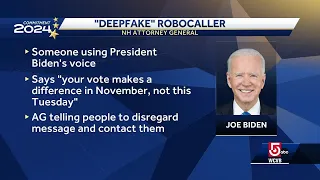 Deepfake robocalls targeting NH voters with spoof of Biden's voice, AG says