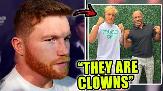 HEATED Canelo Alvarez REACTS To Mike Tyson vs Jake Paul Fight Announcement