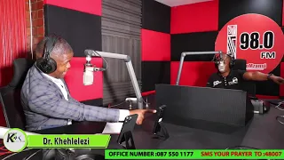 PROFF KHEHLELEZI ON IZWI-LOMZANSI98.0FM (ISINTU SAMI)