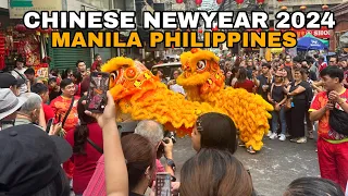 CHINESE NEW YEAR 2024|CHINATOWN BINONDO MANILA PHILIPPINES [4k] walking tour