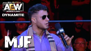 Mid Show Break MJF CURSES OUT THE CROWD AEW Dynamite Feb 15th 2023