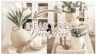 ⭐ CÓMO DECORAR UNA MESA DE CENTRO COMO TODO UN PROFESIONAL⭐  TIPS E IDEAS DECORACIÓN  SALA PEQUEÑA.