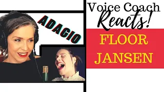 Adagio - Lara Fabian (cover by Floor Jansen) Voice Coach Reacts & Deconstructs