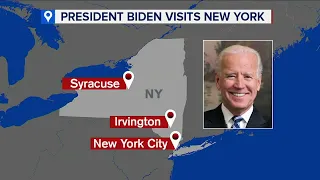 Joe Biden in NY: President making stops in Syracuse, Westchester and NYC