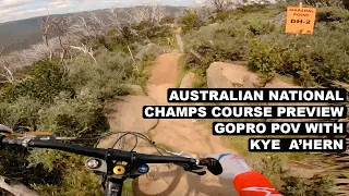 Australian National Champs Course Preview GoPro POV with Kye A'Hern