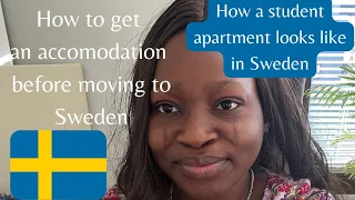 HOW TO GET AN APARTMENT BEFORE MOVING TO SWEDEN|| HOW A STUDENT APARTMENT LOOKS LIKE IN SWEDEN