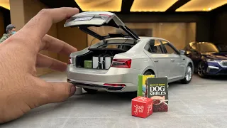 Realistic Skoda Superb 1:18 Scale | Skoda Octavia | Diecast Model Car Unboxing