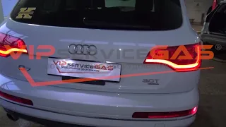 Гбо на Audi Q7 3.0 TFSI 2015. Установка ГБО 4 поколения Харьков. Газ на Ауди ку7