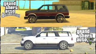 GTA San Andreas vs GTA 5 (Landstalker Comparison)