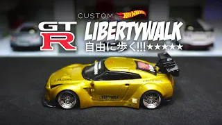 Nissan GT-R R35 Liberty Walk Custom Hot Wheels