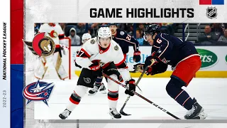 Senators @ Blue Jackets 4/2 | NHL Highlights 2023