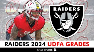 Raiders UDFA Grades: All UDFAs That Signed With Las Vegas After The 2024 NFL Draft