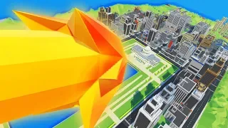 MASSIVE FIREBALL DESTROYS CITY IN VIRTUAL REALITY (Tiny Town VR HTC Vive Funny Gameplay)