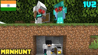 Minecraft Speedrunner VS 2 Hunters | Manhunt (1V2)