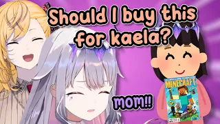 Biboo's Mom Wants To Buy Kaela A Minecraft Guide Book Is Too Awsome!【Hololive】