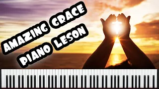 AMAZING GRACE piano tutorial