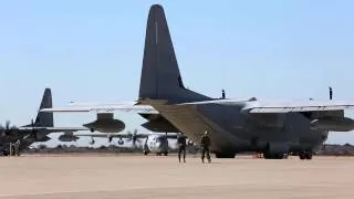 Marines from VMGR-352 return to Marine Corps Air Station Miramar, Calif.