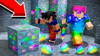 ENCONTRAMOS O NOVO MINÉRIO SECRETO MAIS RARO DO MINECRAFT!!