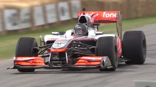 McLaren MP4-25 F1 ex Lewis Hamilton | Mercedes V8 Engine Sound at Goodwood FOS