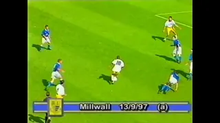 Millwall 3, Southend United 1. September 13th 1997