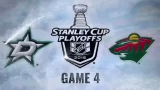 Dallas Stars vs Minnesota Wild. Game #4. PlayOffs NHL 2016