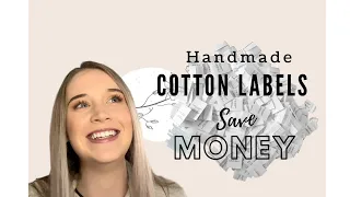DIY cotton sew in label tutorial SAVE SO MUCH MONEY!!