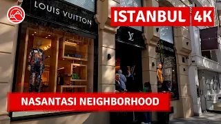 Nisantasi Luxury Place Istanbul 2022 6 November Walking Tour|4k UHD 60fps