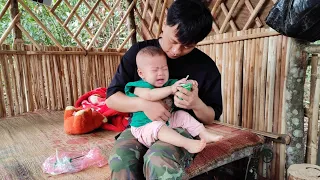 What should Vu do when his mother is not around? little sister cries because she is thirsty for milk