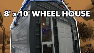 Custom Ice Fishing House Walkthrough (Wheel House)