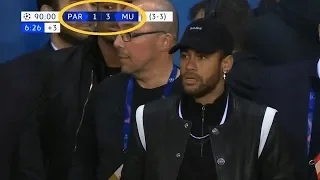 Footballers Reactions to PSG vs Manchester United 1-3 Champions League