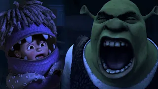 Shrek scares boo