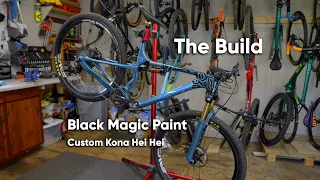 The Build: Black Magic Paint custom Kona Hei Hei