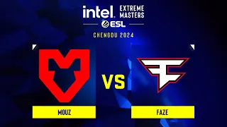 MOUZ проти FaZe | Мапа 1 Overpass | IEM Chengdu 2024 - Grand final