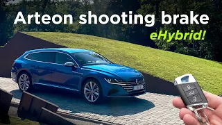 NEW VW Arteon eHybrid shooting brake (218 hp) - POV drive & walkaround