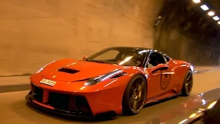 Tunnel Run with Prior Design - Ferrari 458, Lamborghini Aventador, Audi R8, AMG GT S