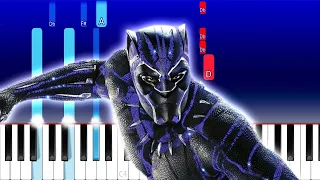 Black Panther - Tems - No Woman No Cry (Piano Tutorial)