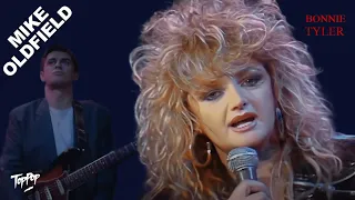 Mike Oldfield & Bonnie Tyler - Islands (Interview + Song) (TopPop) (Remastered)